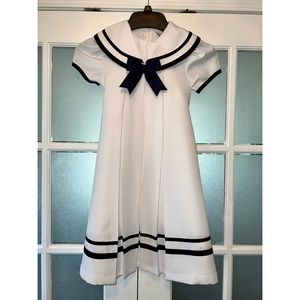 ✨EUC✨ RARE EDITIONS GIRLS WHITE SAILOR DRESS 🤍⚓️